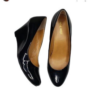 Nine West Patent Leather Wedges